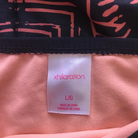 Black with Orange lining bikini bottoms - Picture 2 of 3